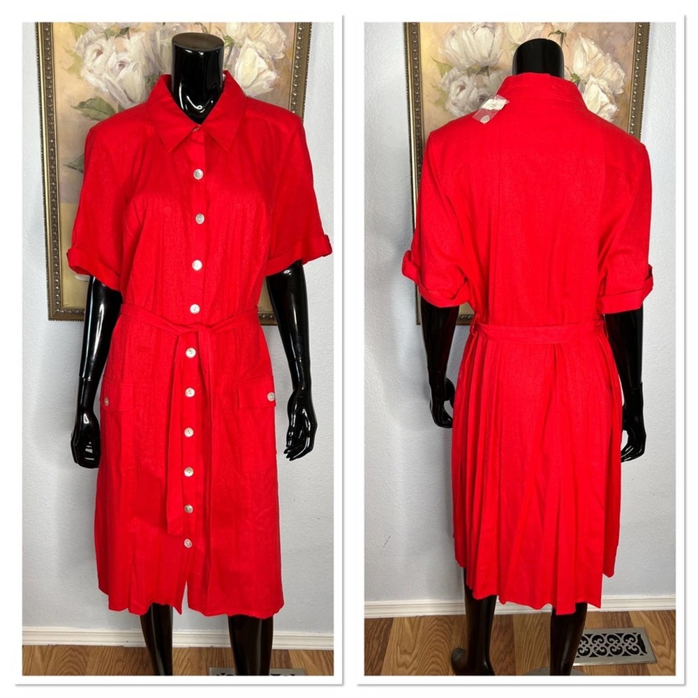 White Stag Red Midi Dress